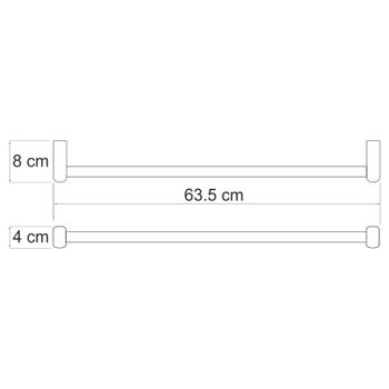 Berkel K-6830 Держатель полотенец одинарный — фото 4, Полотенцедержатели