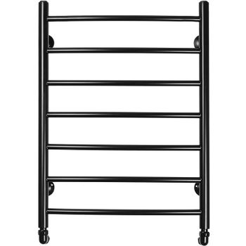 Водяной полотенцесушитель Domoterm Калипсо П7 500x700 Черный матовый — фото 1, Водяные полотенцесушители