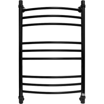 Водяной полотенцесушитель Energy Prestige 800x500 EWTR0PRES08050R905M Черный матовый — фото 1, Водяные полотенцесушители