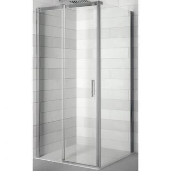 Душевой уголок Riho Ocean O203 100x100 G006016120 (GU01001001) L профиль Хром стекло прозрачное — фото 2, Квадратные душевые уголки