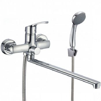 Смеситель для ванны Milardo Sterm STESB02M10 универсальный Хром — фото 1, Смеситель для ванны