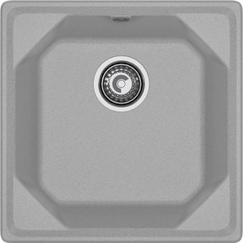 GRANFEST Мойка UNIQUE 500 1-чаша 500*500мм серый арт.GF- — фото 2, Кухонные мойки