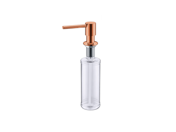 Дозатор для мыла PLUM 0,5L COPPER, — фото 1, Дозаторы для кухонных моек