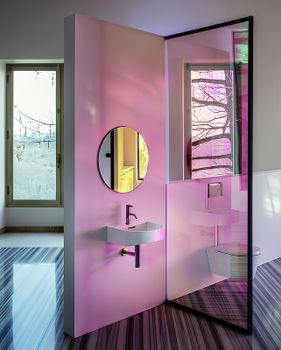 Раковина Laufen Sonar 40 8.1634.1.400.104.1 Белая — фото 2, Раковины подвесные