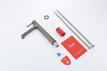 Смеситель для раковины Raglo R20.15.09 Графит матовый — фото 8, Смесители для раковины