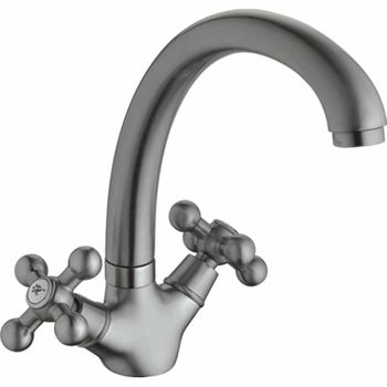 Смеситель для раковины Haiba HB4719-5 Сатин — фото 1, Смесители для раковины