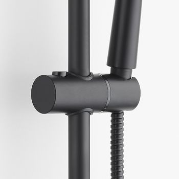 Держатель ручного душа Bond BSH2288 Черный матовый — фото 5, Держатели для душа