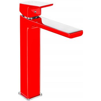 Смеситель для раковины E.C.A. Tiera 103388002EX Красный Хром — фото 1, Смесители для раковины