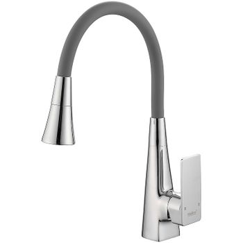 Смеситель для кухни Haiba HB73823 Хром Серый — фото 1, Смесители для кухни