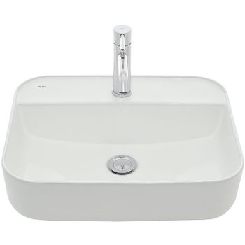 Раковина AQUAme 50 AQM5001 Белая глянцевая — фото 5, Раковины накладные