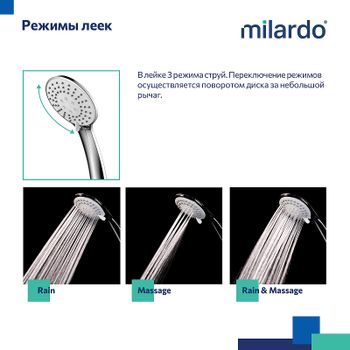 Смеситель для ванны Milardo Rora RORSB00M02 Хром — фото 3, Смеситель для ванны