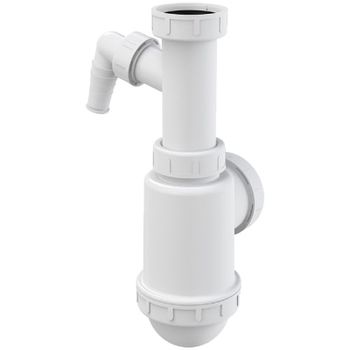Сифон для кухонной мойки Alcaplast A443P-DN50/40 Белый — фото 1, Сифоны для кухонной мойки