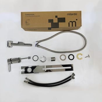 Гигиенический душ со смесителем Milardo Tidy 001SB00M08 Хром — фото 4, Гигиенические души