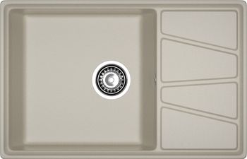 GRANFEST Мойка VERTEX 780L 1-чаша+крыл 780*500мм топаз арт.GF- — фото 2, Кухонные мойки