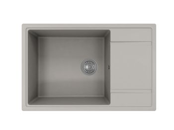 Florentina Мойка "Липси" 780 XL, грей FG — фото 1, Кухонные мойки