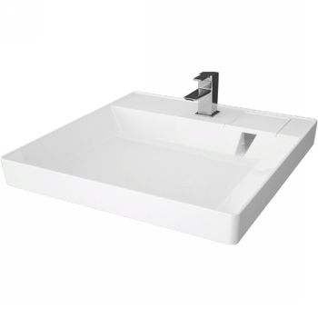 Раковина Azario Sharp 60 CS00078298 на стиральную машину Белая — фото 1, Раковины на стиральную машину