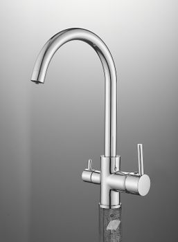 Смеситель для кухни Belz B801 B76801 Хром — фото 3, Смесители для кухни