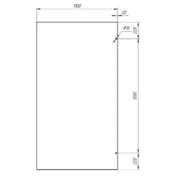 Душевая перегородка Radomir Walk-in G1 110 1-10-0-0-0-1900 профиль Хром стекло прозрачное — фото 2, Душевые перегородки