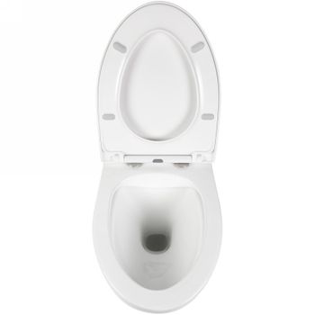 Унитаз Bond F05-10 подвесной Белый с сиденьем Микролифт — фото 10, Подвесные унитазы