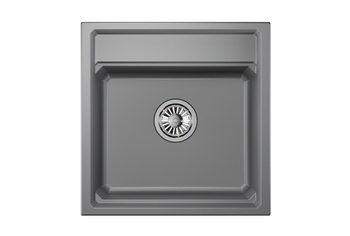 Granula-KS-5002, АЛЮМИНИУМ кухонная мойка, кварц — фото 3, Кухонные мойки