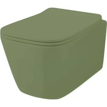 Унитаз Artceram A16 ASV003 44 00 подвесной Green salvia без сиденья — фото 1, Подвесные унитазы