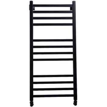 Водяной полотенцесушитель Comfysan Pioli-K W-10 100x40 014407 Черный матовый — фото 3, Водяные полотенцесушители