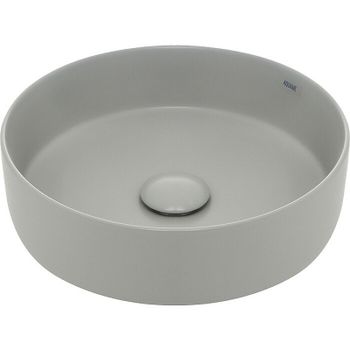 Раковина-чаша AQUAme 36 AQM5012MFG Светло-серая матовая — фото 1, Раковины накладные