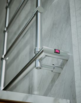 Электрический полотенцесушитель Margaroli Sole 542-6 BOX 5424706CRNB Хром — фото 3, Электрические полотенцесушители