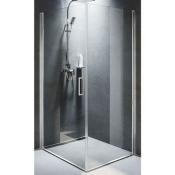 Душевой уголок Riho Novik Z201 80х80 G003006120 (GZ5080080) профиль Хром стекло прозрачное — фото 1, Квадратные душевые уголки