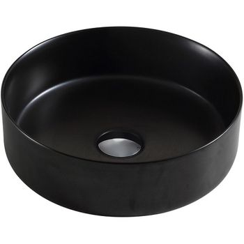 Раковина-чаша Azario 36 AZ-3134-MB Черная матовая — фото 1, Раковины накладные