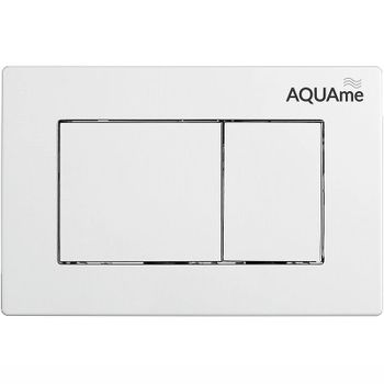 Клавиша смыва AQUAme AQM4102W Белая — фото 1, Кнопки смыва