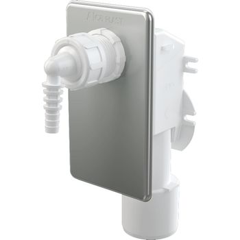 Сифон для сбора конденсата Alcaplast AKS7 Хром Белый — фото 1, Сифоны для сбора конденсата