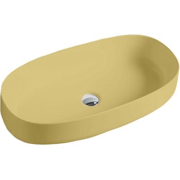 Раковина-чаша Artceram Cognac 68 COL005 12 00 Giallo zinco — фото 1, Раковины накладные