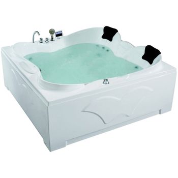 Акриловая ванна Gemy 187х187 G9089 O R с гидромассажем — фото 1, Акриловые ванны