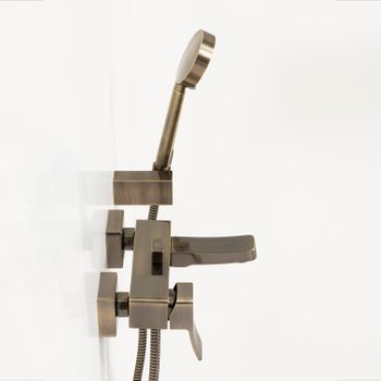 Exter 1601 Смеситель для ванны с коротким изливом — фото 8, Смеситель для ванны