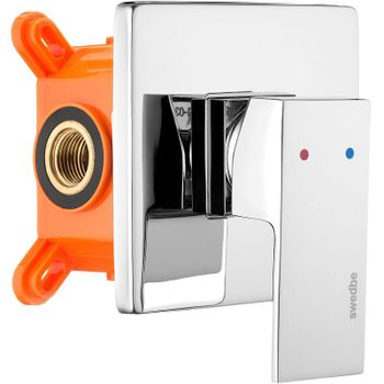 Смеситель для душа Swedbe Platta 5522 Хром — фото 2, Смеситель для душа