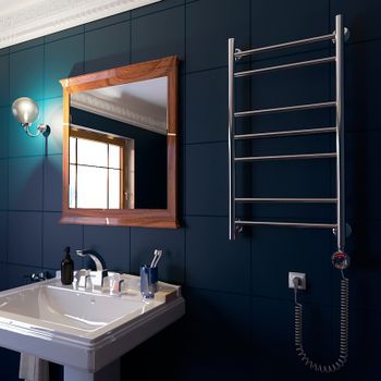 Электрический полотенцесушитель Маргроид Вид 10 870x400 10-8040-257R правый Хром — фото 3, Электрические полотенцесушители