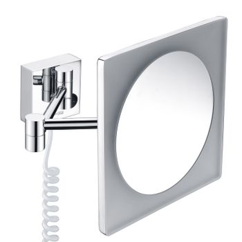 K-1008 Зеркало с LED-подсветкой, 3-х кратным увеличением — фото 4, Косметические зеркала