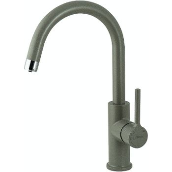 Смеситель для кухни Lemark Comfort LM3073PGS Серый шелк — фото 1, Смесители для кухни