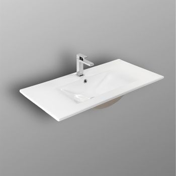 Раковина Bond 90 S05-900 Белая глянцевая — фото 6, Раковины встраиваемые сверху