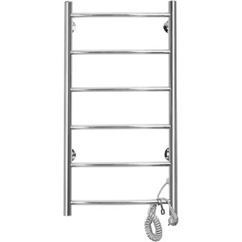 Электрический полотенцесушитель Domoterm Классик DMT 109-6 40x81 EK R Хром — фото 1, Электрические полотенцесушители