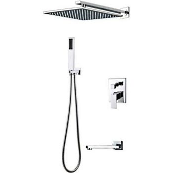 Душевая система ALMAes Elbe TVZ-0812 Хром — фото 1, Встраиваемые душевые комплекты