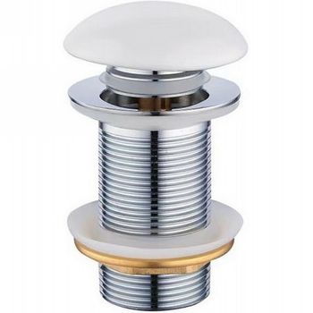 Донный клапан Bond BV0105 click-clack Белый — фото 1, Донные клапаны