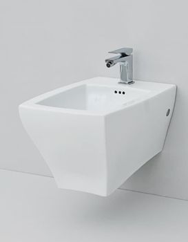 Биде Artceram Jazz JZB001 01 00 подвесное Белое — фото 3, Биде подвесные