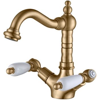 Смеситель для раковины Caprigo Adria-Classic 03-526-vot Бронза — фото 1, Смесители для раковины