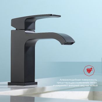 Смеситель для раковины Raglo R02.10.06 Черный матовый — фото 2, Смесители для раковины