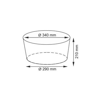 Donau WB-530-L Плетеная корзина с крышкой — фото 9, Органайзеры для ванной