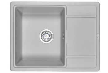 Granula-6503, СЛАНЕЦ, кухонная мойка, кварц — фото 1, Кухонные мойки