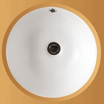 Раковина CeramaLux 39 NYJ848/1 Белая — фото 1, Раковины встраиваемые снизу