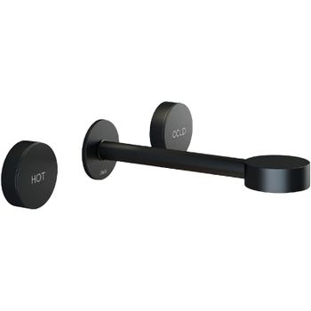 Смеситель для раковины Cisal Slim SM01351040 Черный матовый — фото 1, Смесители для раковины